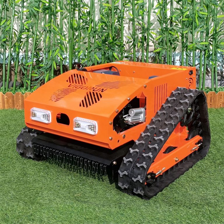 unmanned track-mounted field weeds weed reaper made in China