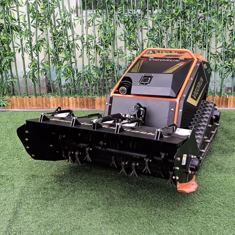 CE EPA approved gasoline engine all terrain crawler remotely controlled snow brush